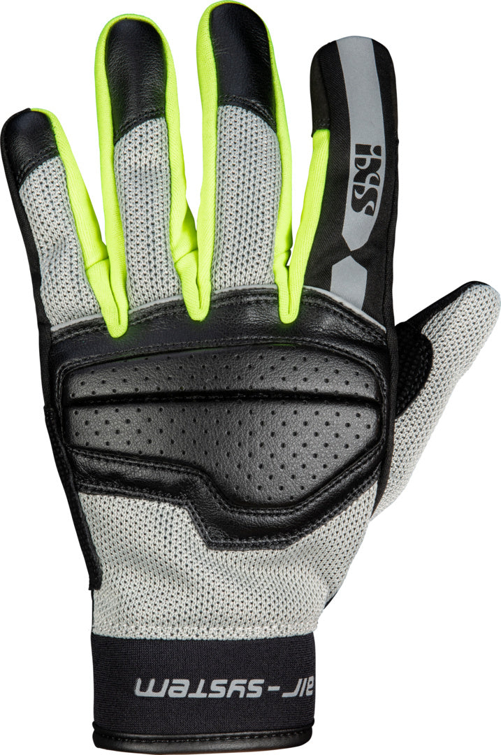iXS Classic Damen Handschuh Evo-Air schwarz-hell grau-neon gelb