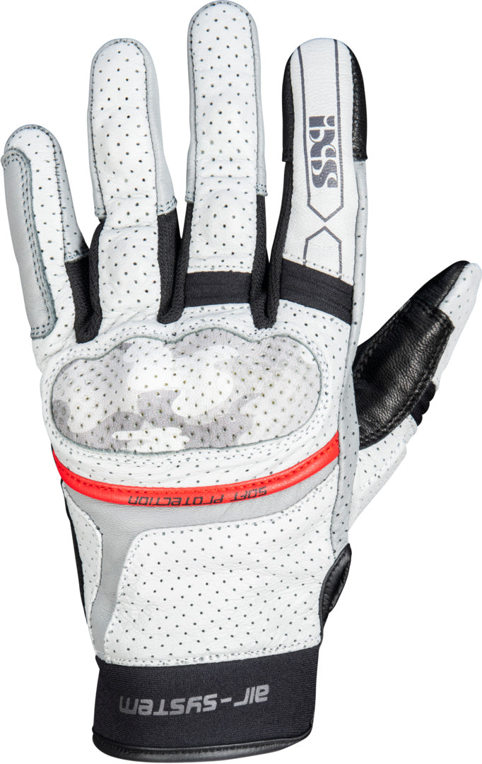 iXS Tour Handschuh Desert-Air hell grau-schwarz-grau
