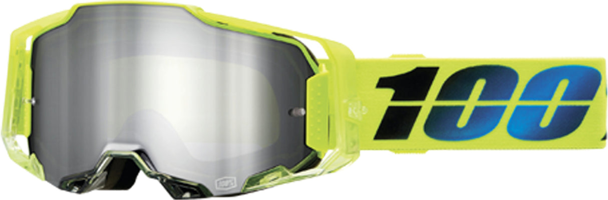 100% Armega Motocrossbrille Koropi - Mirror Silver