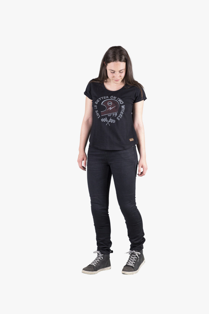 iXS Classic AR Damen Jeans Clarkson schwarz