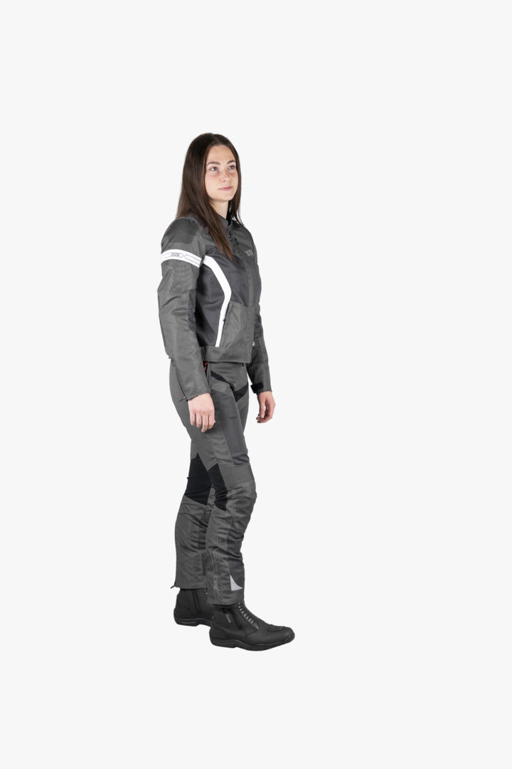 iXS Sport Damen Jacke Trigonis-Air dunkelgrau-grau-weiss