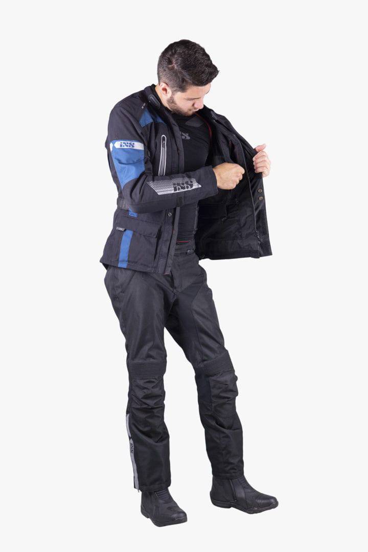 iXS Tour Hose Tallinn-ST 2.0 schwarz, robuste Adventure-Hose mit verstärktem Material und praktischen Taschen, für Radfahrer.