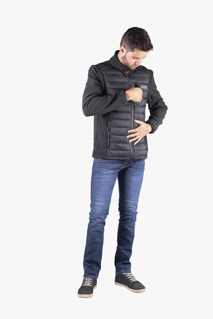 iXS Team Jacke Zip-Off schwarz