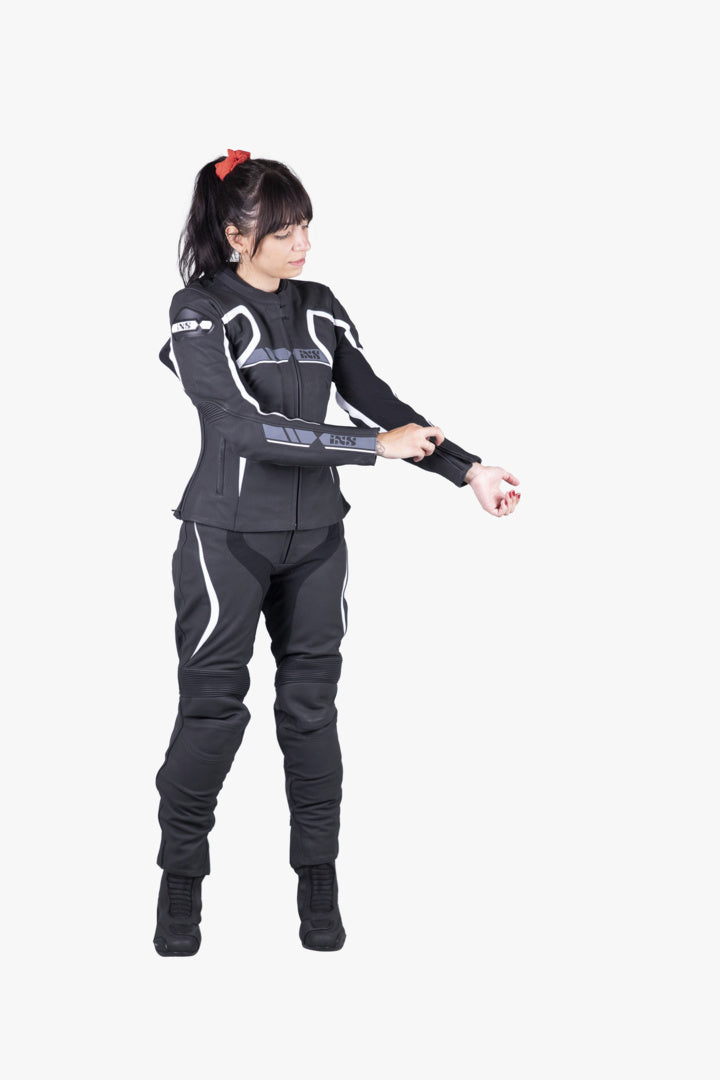 iXS Sport LD Damen Jacke RS-600 1.0 schwarz-grau-weiss