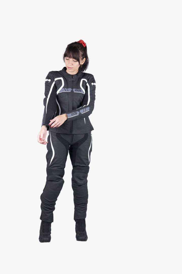 iXS Sport LD Damen Jacke RS-600 1.0 schwarz-grau-weiss