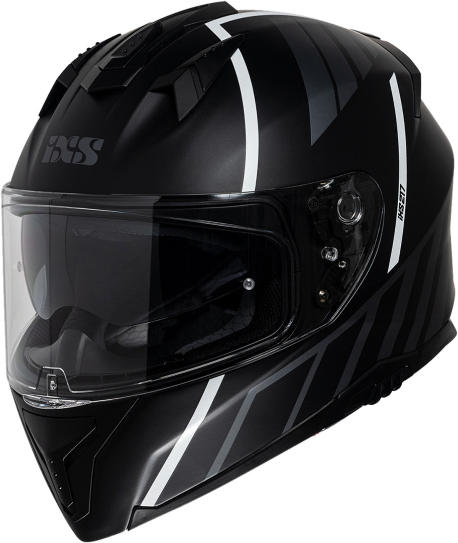 iXS Integralhelm iXS217 2.0 matt schwarz-weiss