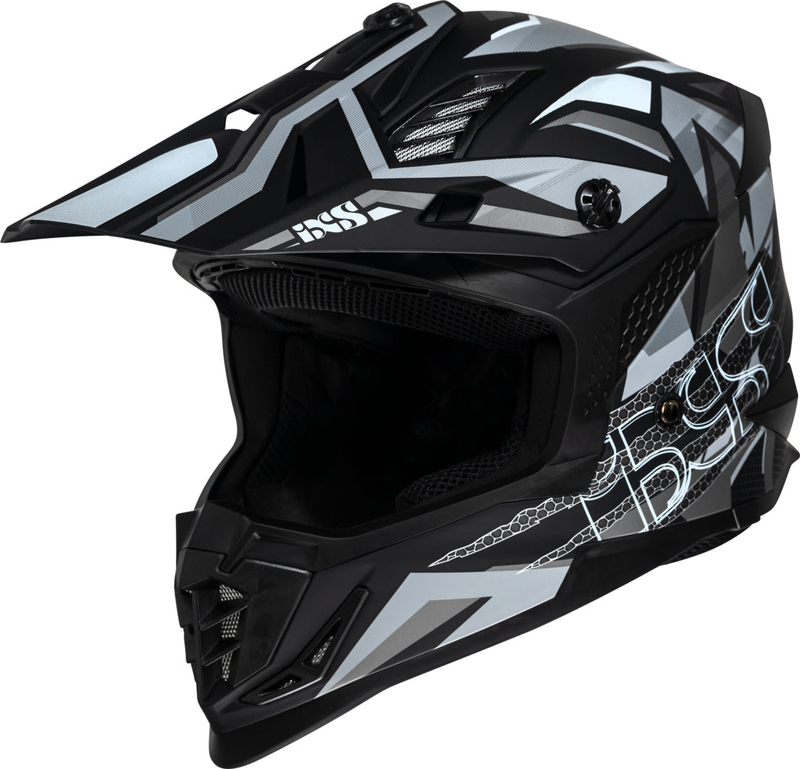 iXS Motocrosshelm iXS363 2.0 matt schwarz-anthrazit-weiss