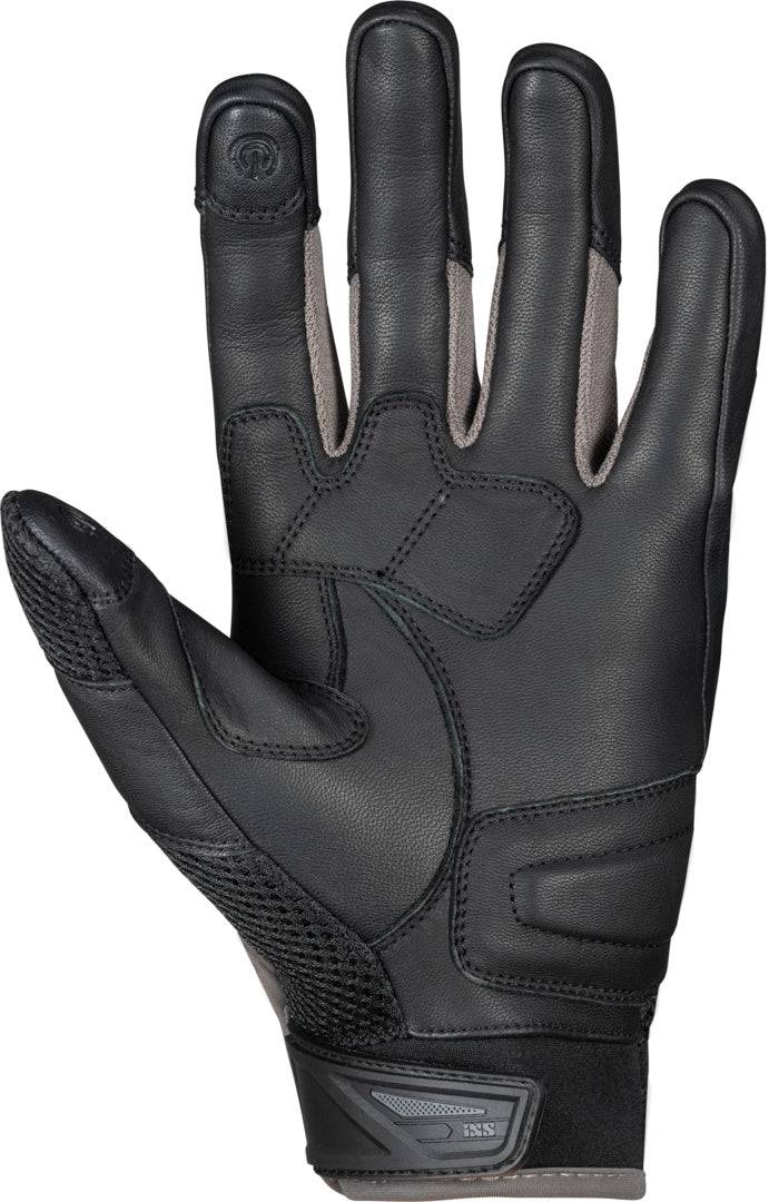 iXS Tour Handschuh Fresh 3.0 in Schwarz, bequeme Fahrradhandschuhe mit gepolstertem Handrücken, für Radfahrer geeignet