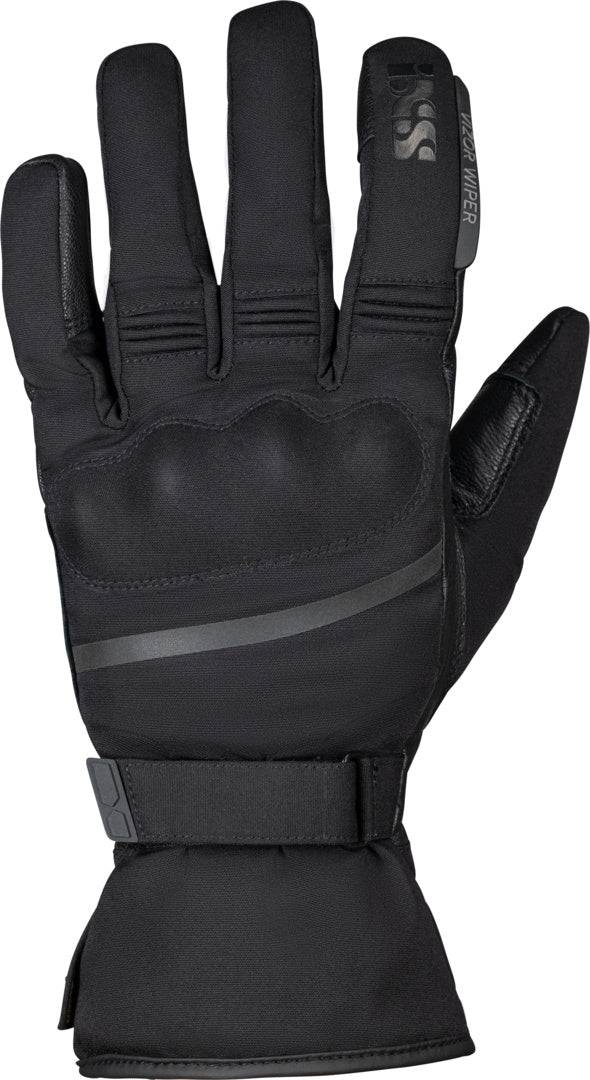 Schwarze iXS Classic Handschuhe Urban ST-Plus, robuste Fahrradhandschuhe mit Polsterung und atmungsaktivem Material.