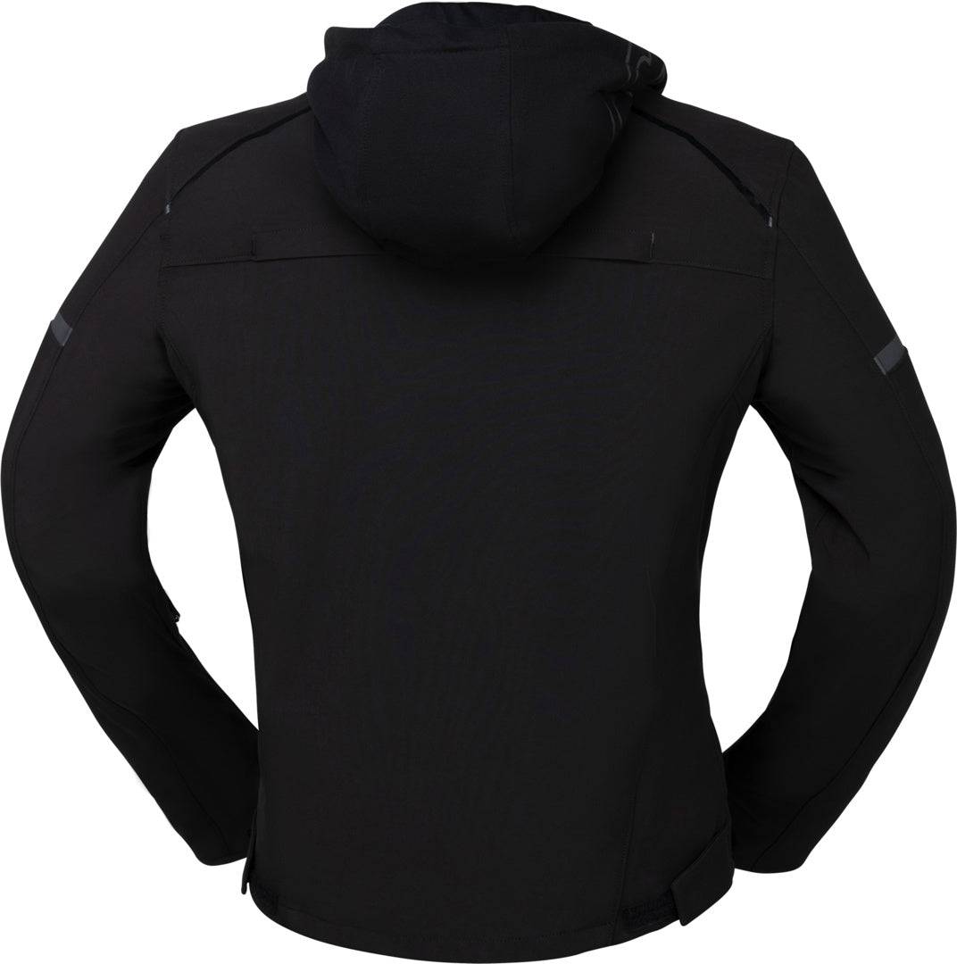 Schwarze iXS Classic SO Jacke Moto 2.0, robuste Motorradjacke mit klassischen Design und hoher Schutzfunktion.