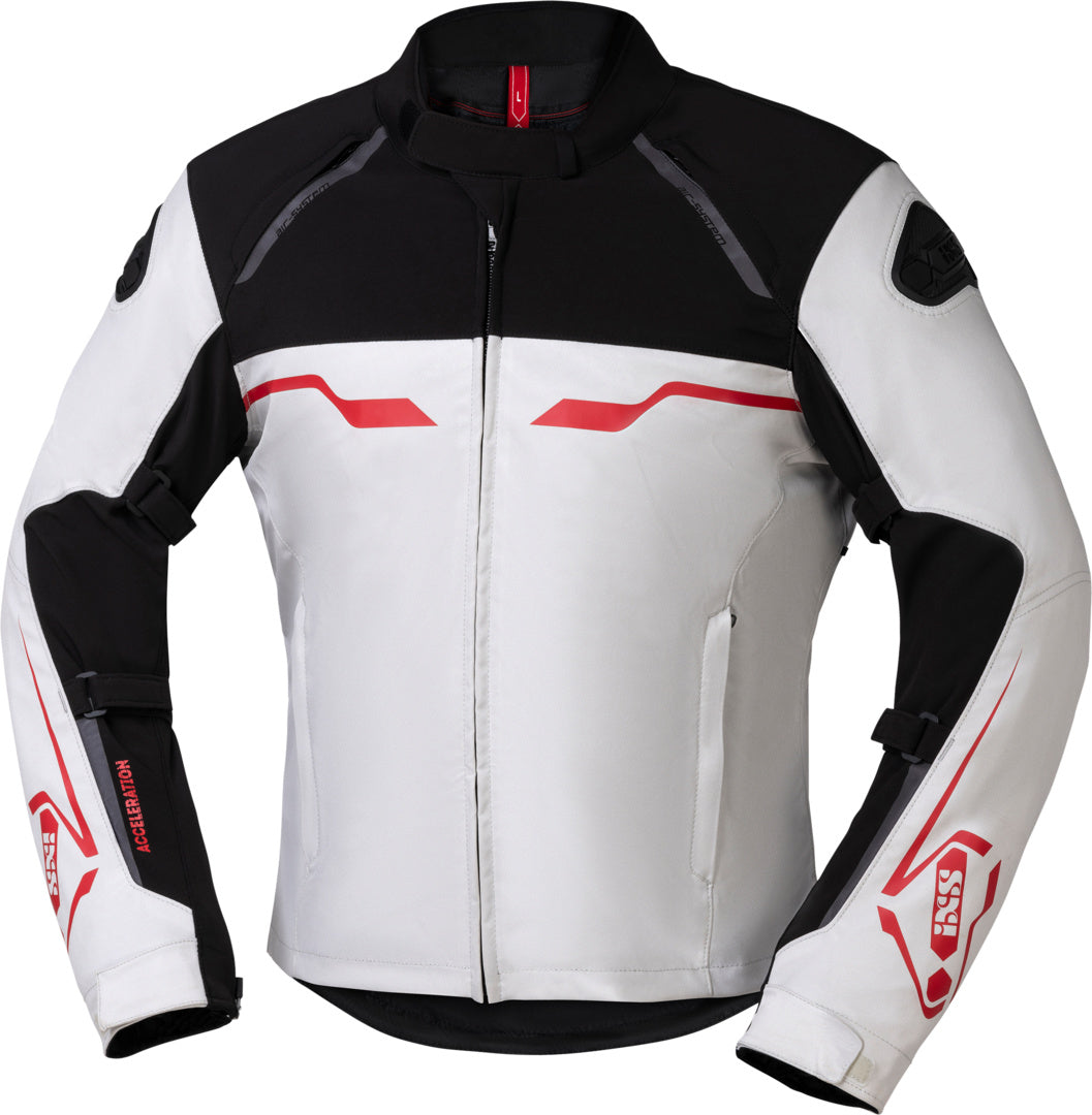 iXS Sport Jacke Hexalon-ST weiss-schwarz-rot