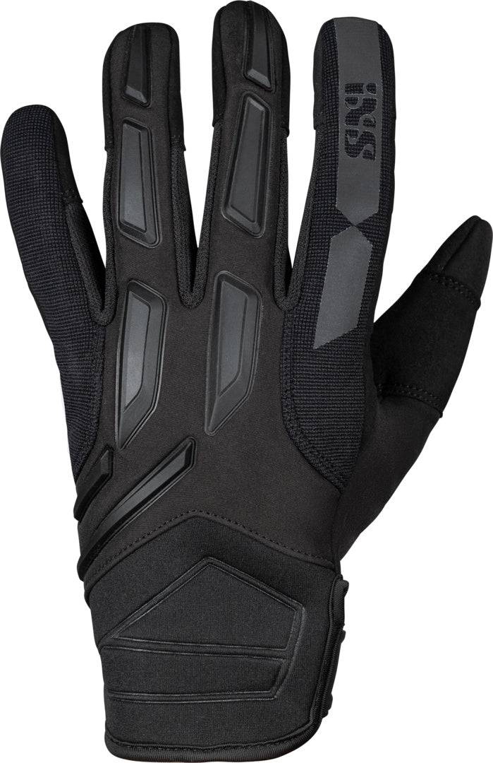 Schwarze iXS Tour Handschuh Pandora-Air 2.0 mit atmungsaktivem Material und robustem Design für Radfahrer.
