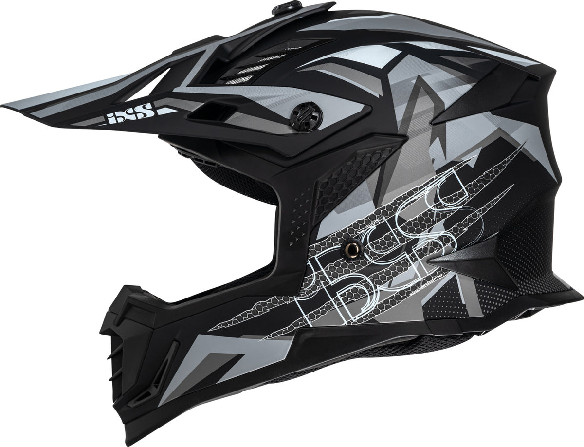 iXS Motocrosshelm iXS363 2.0 matt schwarz-anthrazit-weiss