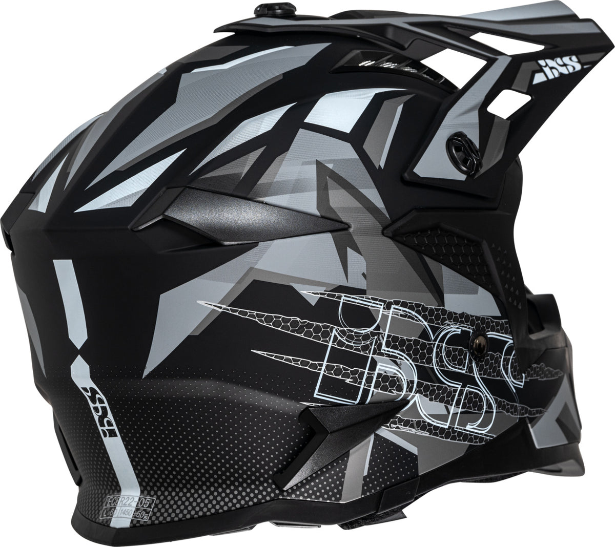 iXS Motocrosshelm iXS363 2.0 matt schwarz-anthrazit-weiss