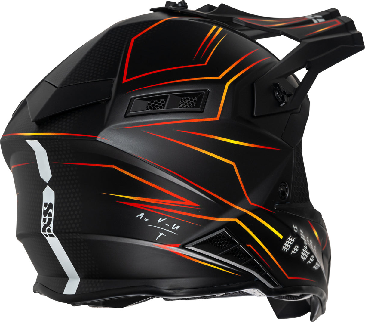 iXS Motocrosshelm iXS189FG 2.0 matt schwarz-rot