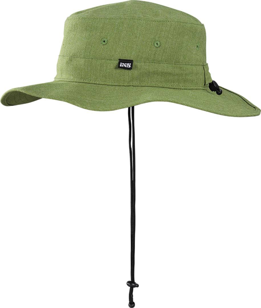 Grüner iXS Digger Sonnenhut, Freizeitbekleidung, mit breiter Krempe und atmungsaktivem Stoff für Sonnenschutz.