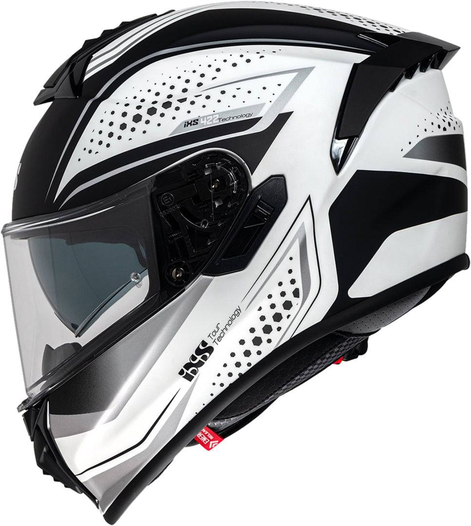 iXS Integralhelm iXS422 FG 2.2 in mattem Weiß-Grau, Schutzhelm mit aerodynamischem Design und Belüftung für Fahrradfahrer