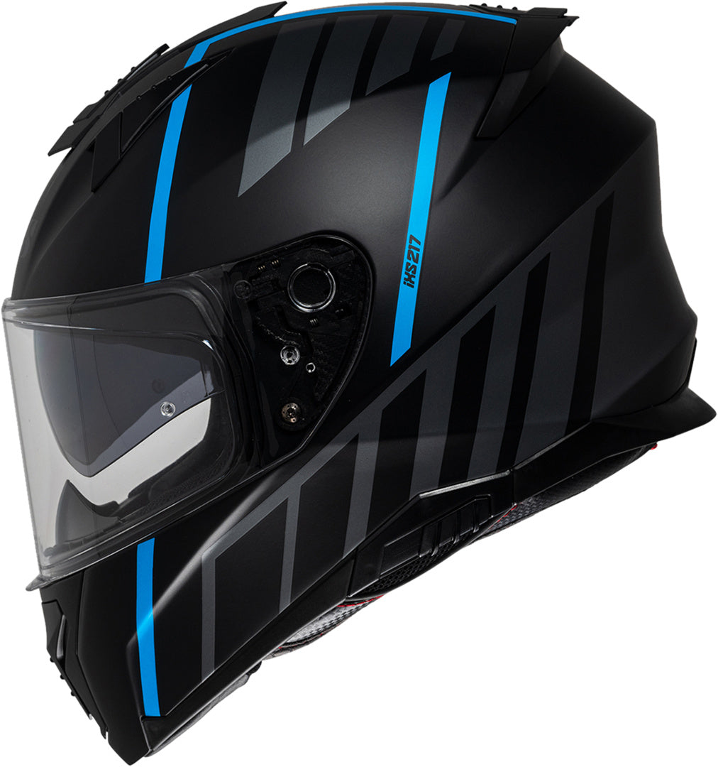 iXS Integralhelm iXS217 2.0 matt schwarz-türkis