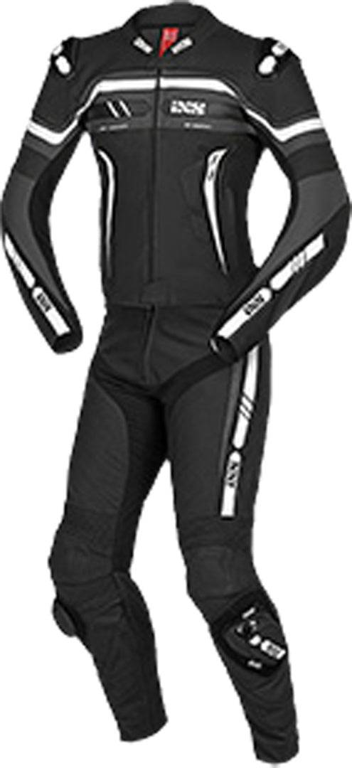 iXS Kombi Sport LD RS-700 2pc schwarz-grau-weiss