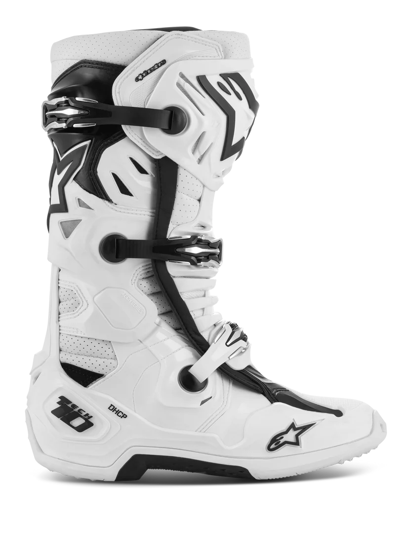 Alpinestars Tech 10 Supervented Motocross Stiefel Weiß