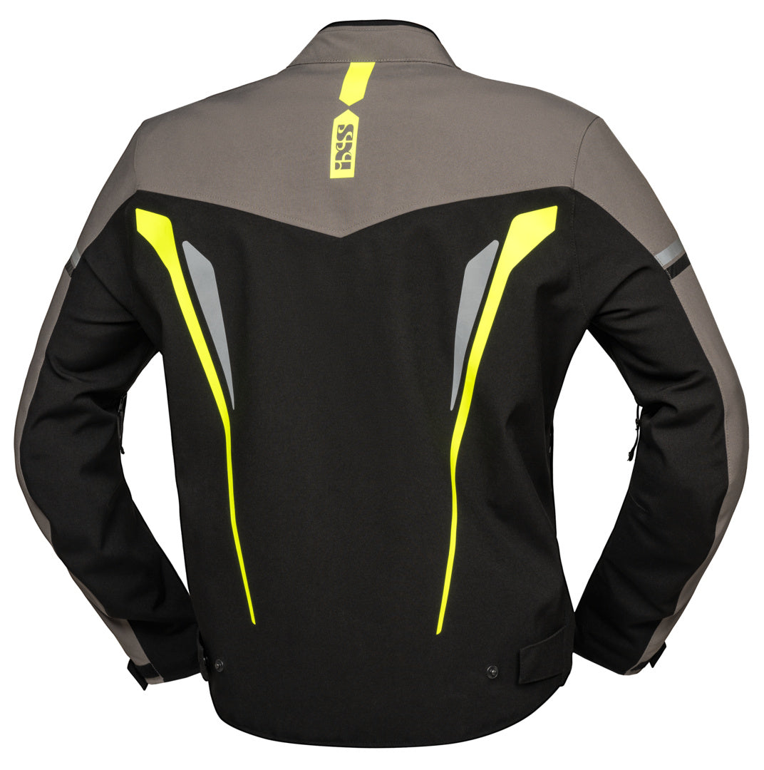 iXS Sport Jacke TS-Pro ST+ schwarz-grau-fluo gelb