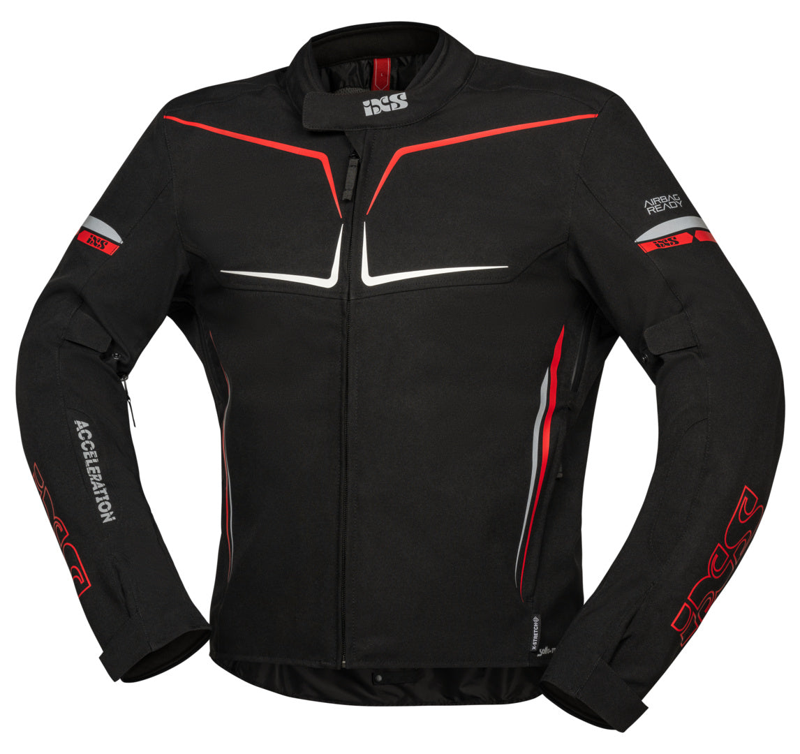 iXS Sport Jacke TS-Pro ST+ schwarz-rot