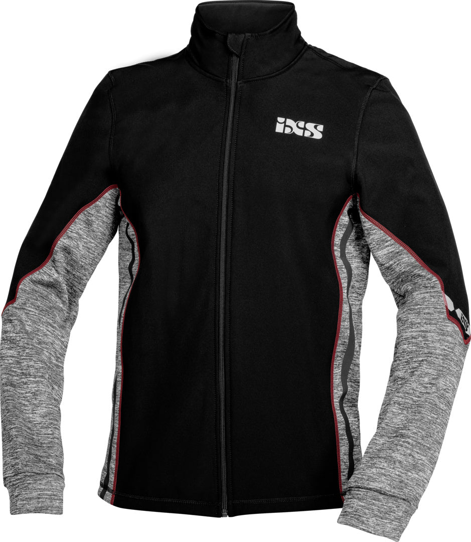 iXS Funktions-Jacke ICE 1.0 schwarz-grau-rot