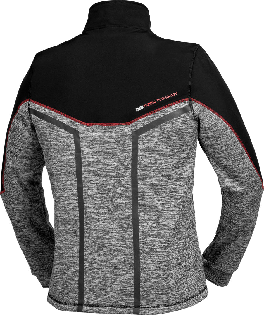 iXS Funktions-Jacke ICE 1.0 schwarz-grau-rot