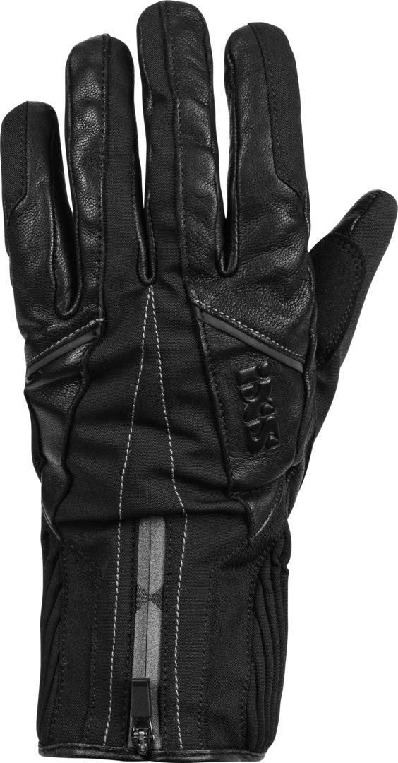 Schwarze Damen-Handschuhe iXS Tour LT Arina 2.0 ST-Plus mit robustem Design und komfortabler Passform.