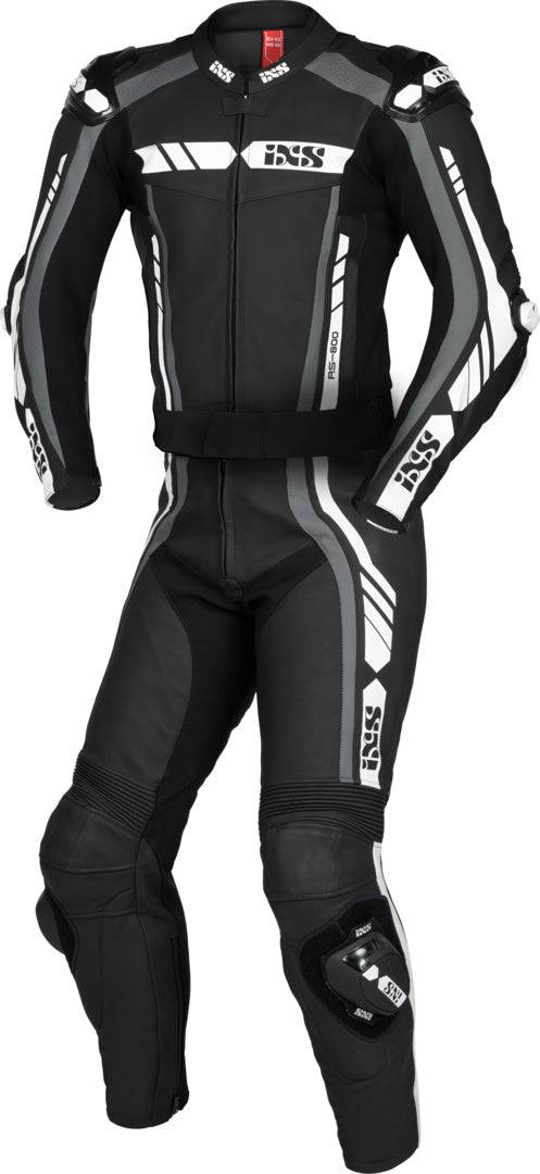 iXS Kombi Sport LD RS-800 1.0 2tlg. schwarz-grau-weiss