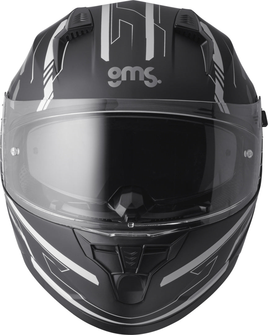 Gms Integralhelm Hexago Graphic grau