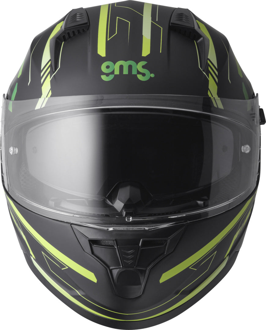 Gms Integralhelm Hexago Graphic grün