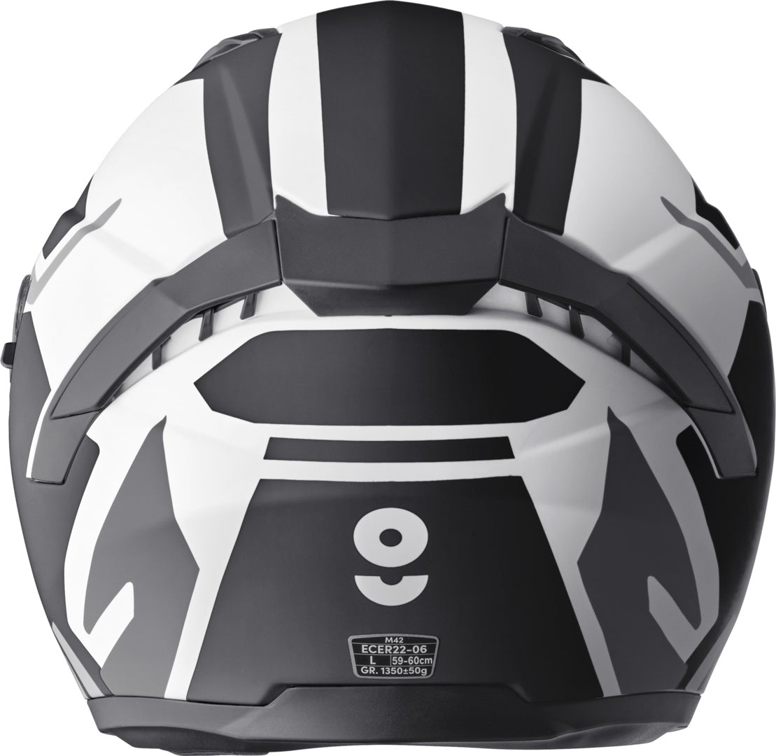 Gms Jethelm Vectus Graphic schwarz-weiss