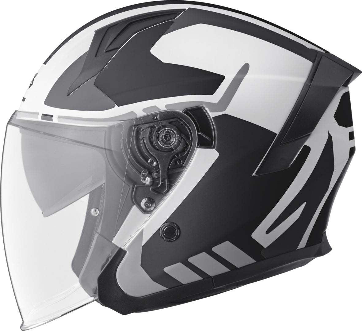 Gms Jethelm Vectus Graphic schwarz-weiss