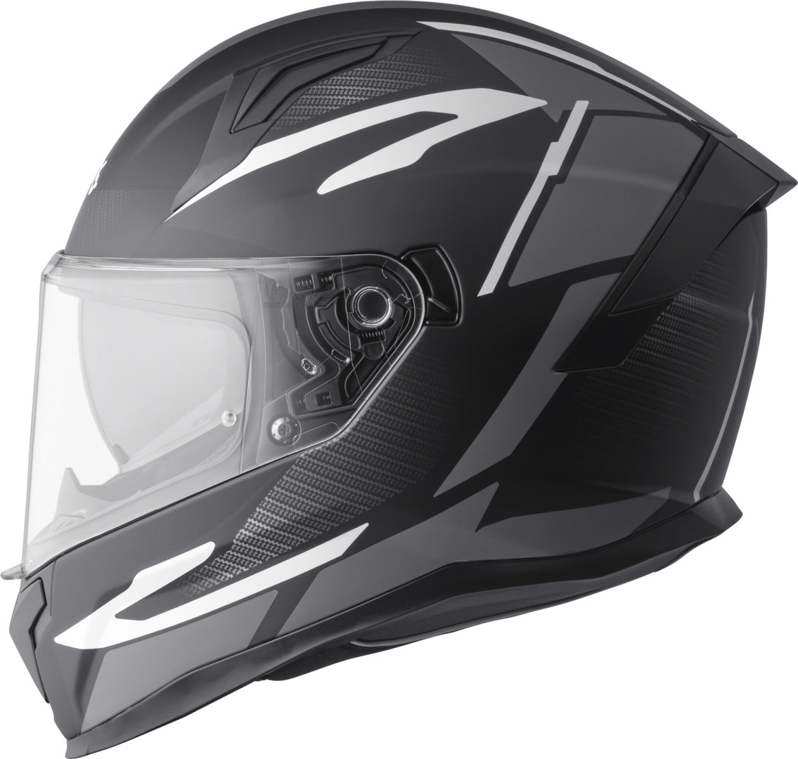 Gms Integralhelm Velox Graphic matt schwarz-grau