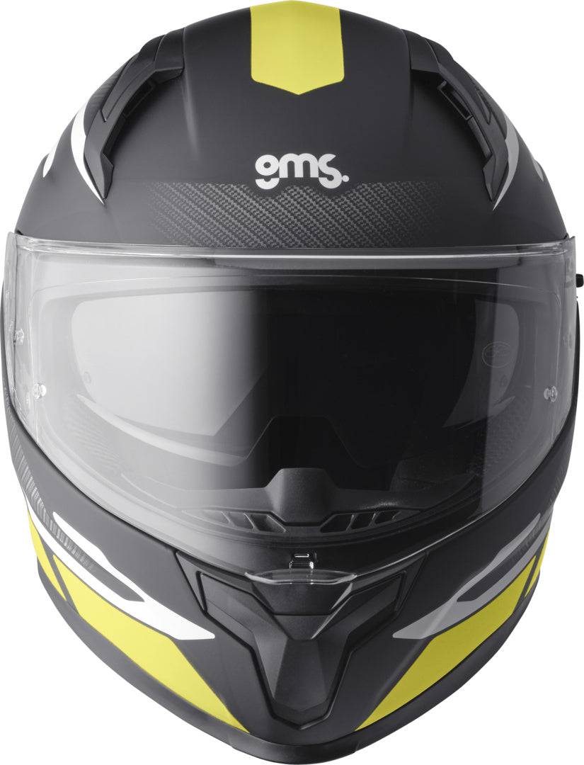 Gms Integralhelm Velox Graphic matt schwarz-gelb-grau