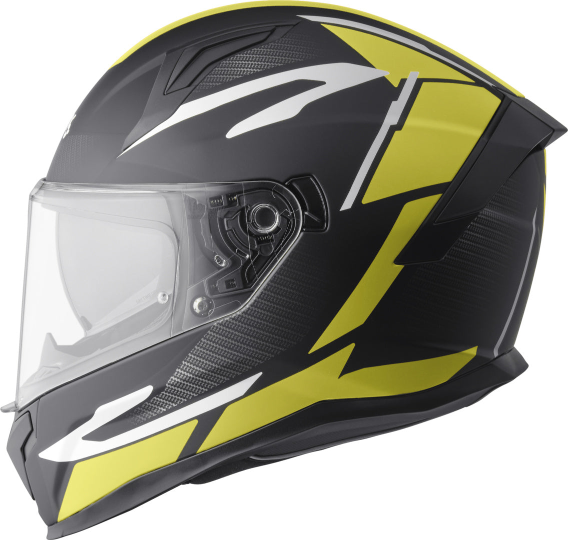 Gms Integralhelm Velox Graphic matt schwarz-gelb-grau