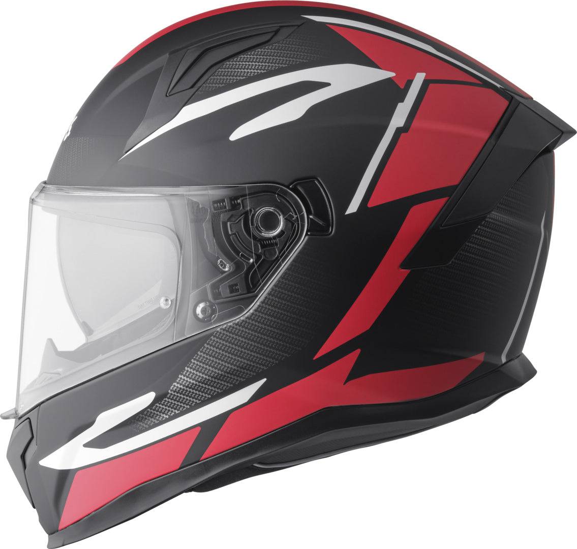 Gms Integralhelm Velox Graphic matt schwarz-rot-weiss