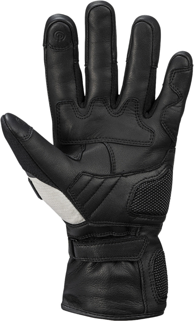 iXS Montevideo-ST Kurzhandschuhe schwarz-oliv-hellgrau