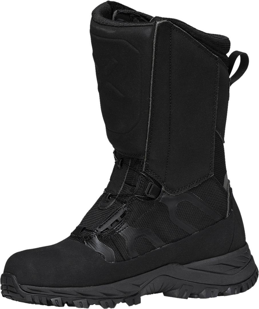 Schwarze iXS Venture-STX 1.0 Stiefel aus robustem Material, mit Schnürung und Profilsohle, für vielseitigen Outdoor-Einsatz