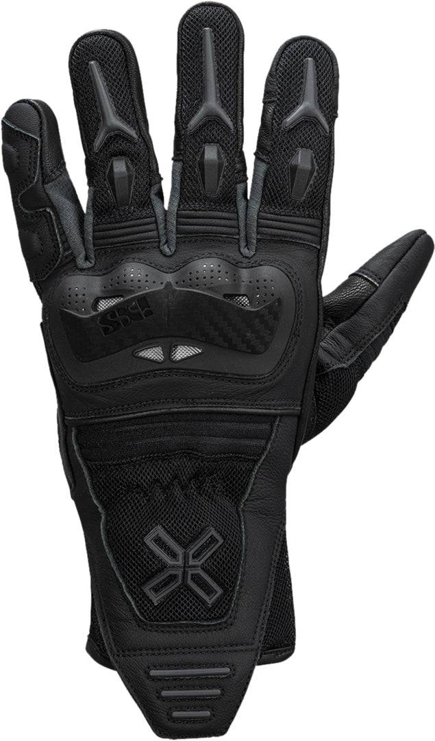 Schwarze Damen-Handschuhe iXS Rapid-Air 1.0, atmungsaktiv und bequem für den Fahrrad- oder Motorsportgebrauch