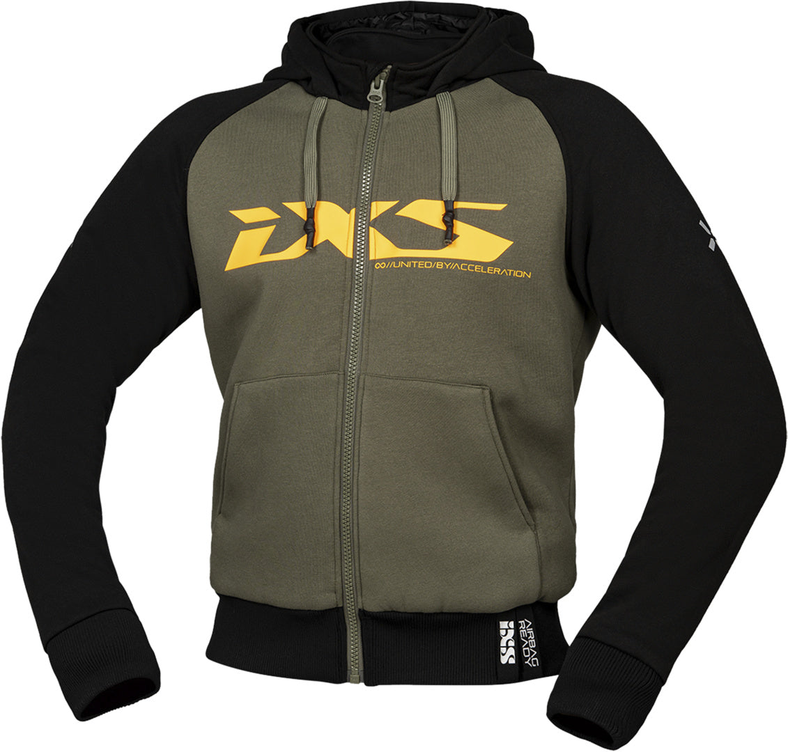 iXS Rapid 1.0 Hoodie oliv-orange