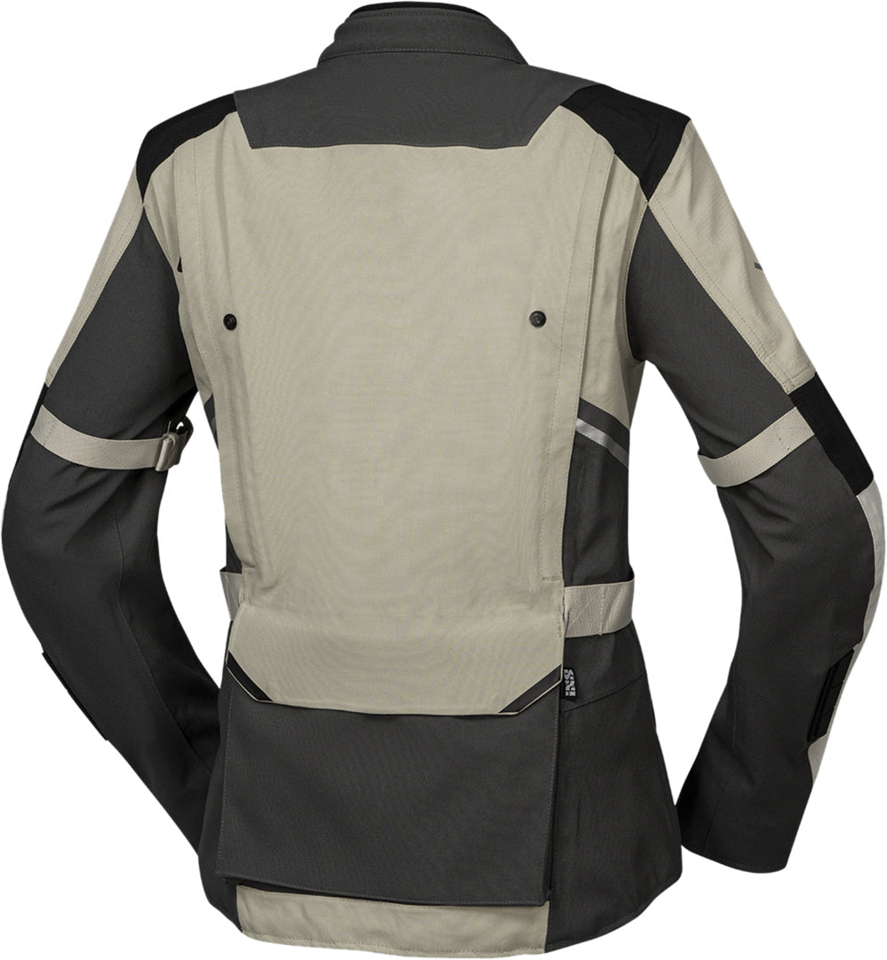 iXS Damen Tourster-STX 1.0 Laminatjacke steingrau-dunkelgrau-schwarz