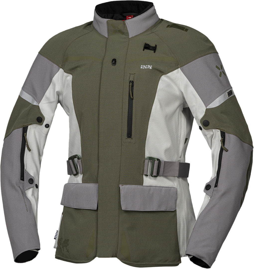 iXS Damen Venture-STX 1.0 Laminatjacke hellgrau-oliv