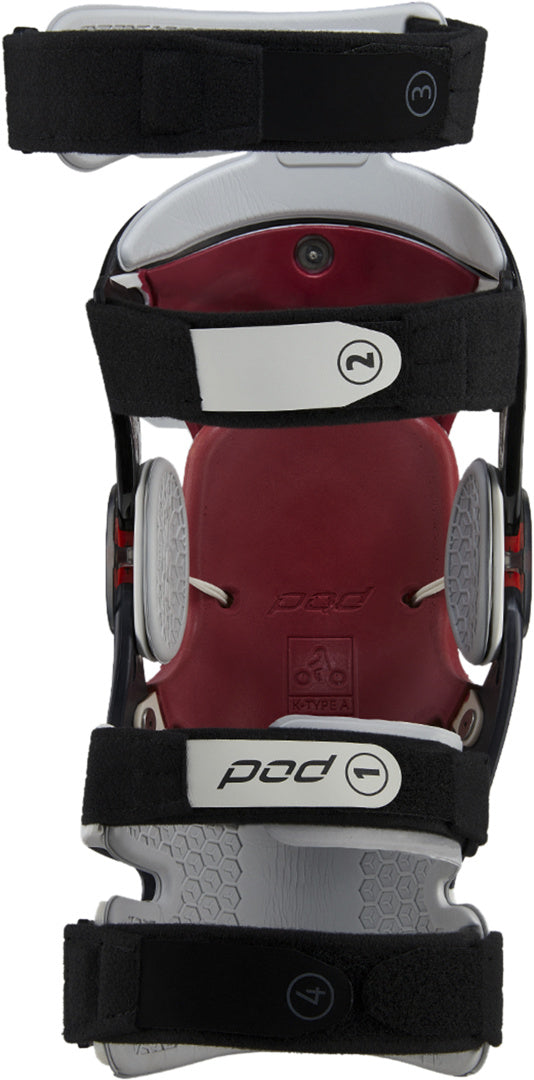 POD K8 3.0 Knieorthese carbon-weiss