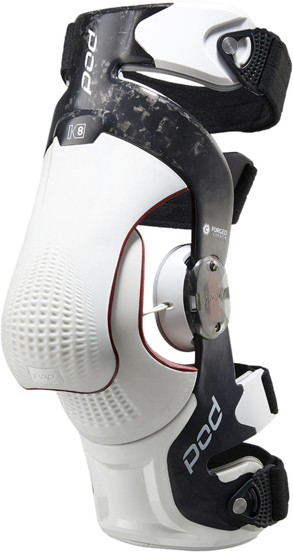 POD K8 3.0 Knieorthese carbon-weiss
