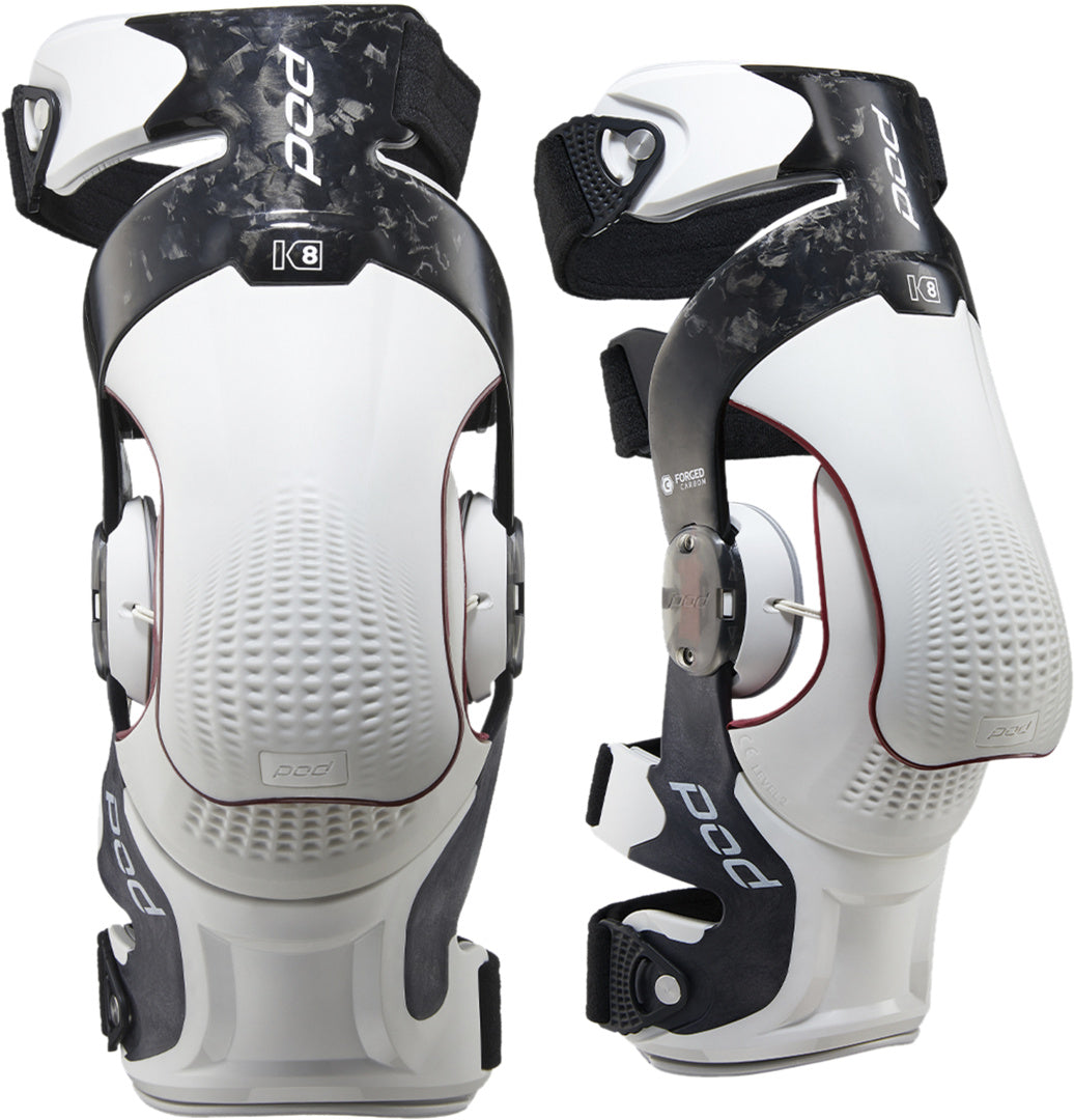 POD K8 3.0 Knieorthese carbon-weiss
