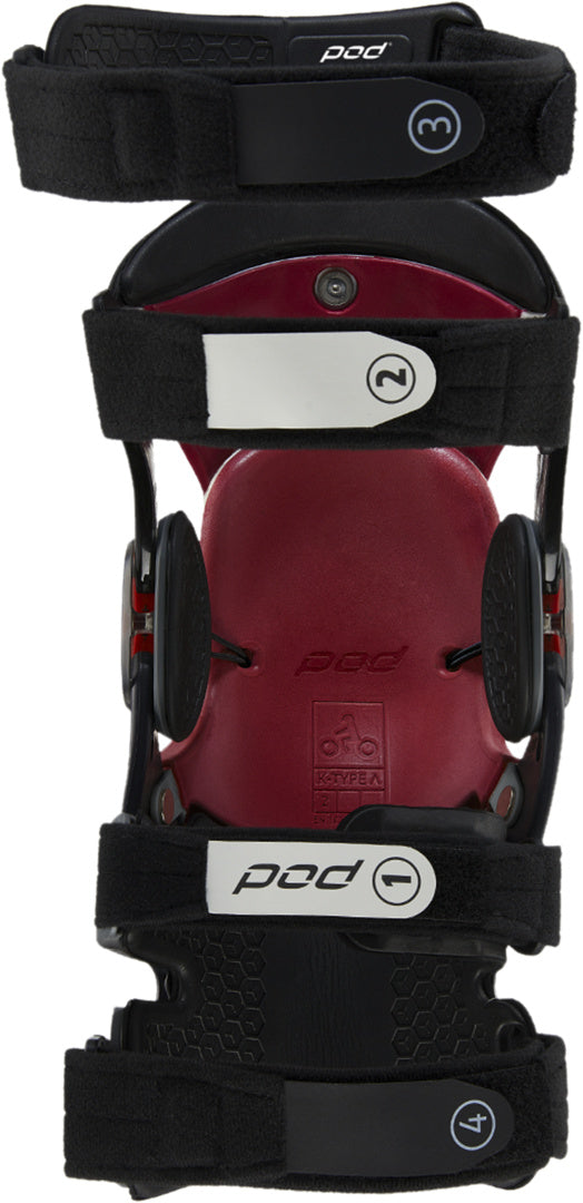 POD K8 3.0 Knieorthese carbon-grau