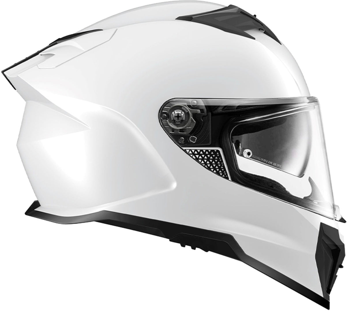Weißer iXS Integralhelm iXS912 SV 1.0 mit aerodynamischem Design und sicherer Passform, auf einem neutralen Hintergrund.