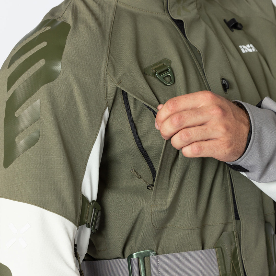 iXS Venture-STX 1.0 Laminatjacke hellgrau-oliv